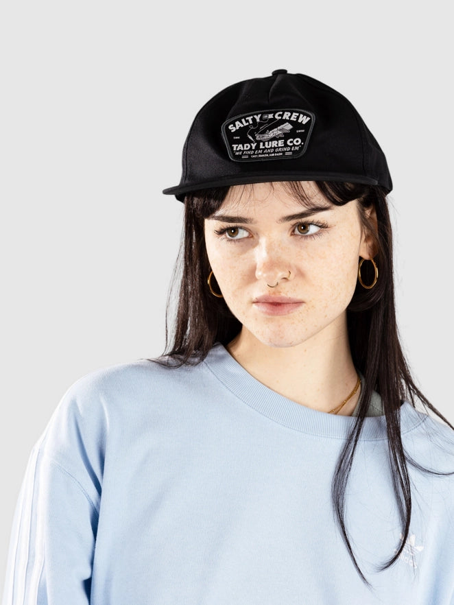 Salty Crew Grind Em 5 Panel - Svart