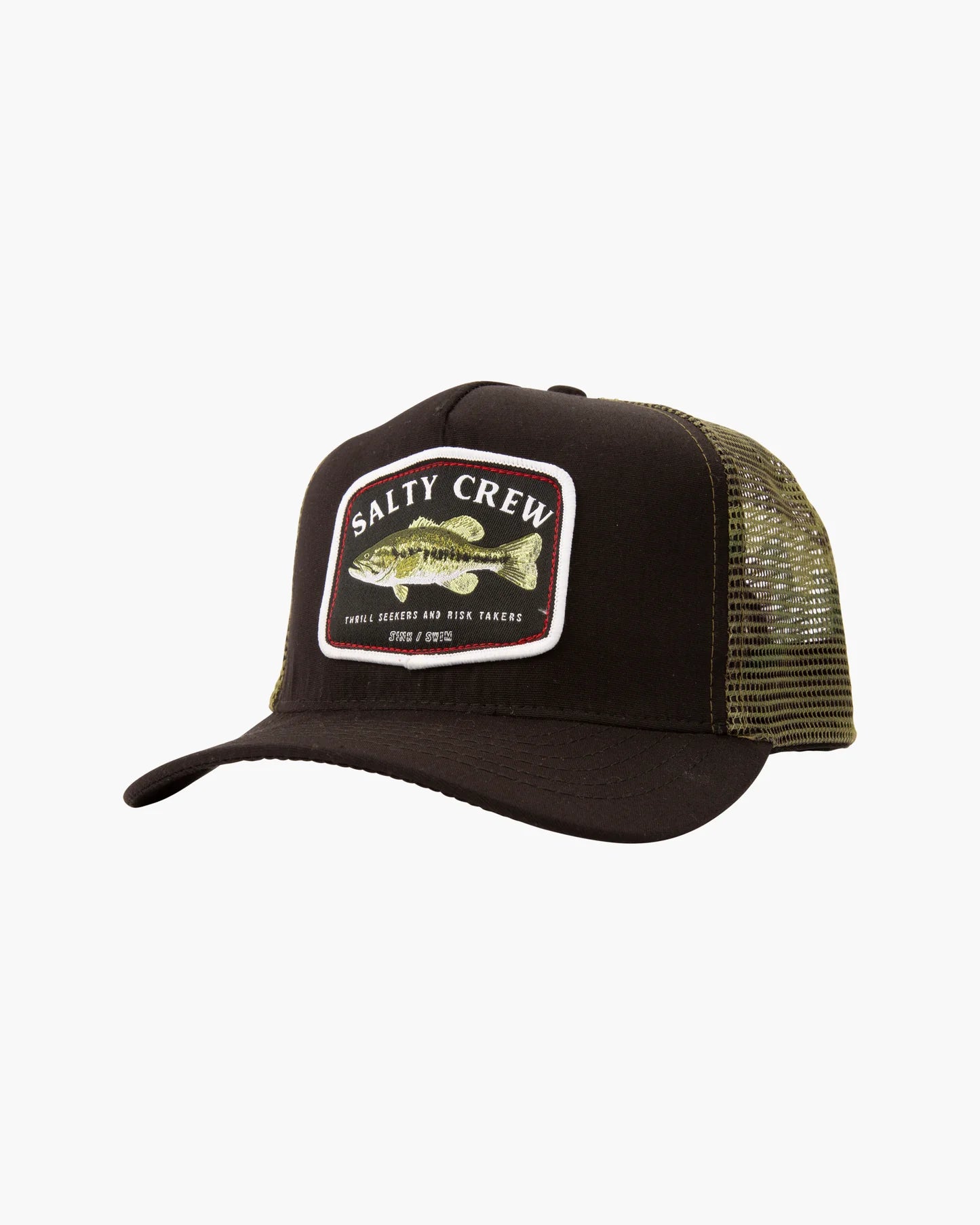 Salty Crew Bigmouth Trucker - Svart/Kamouflage
