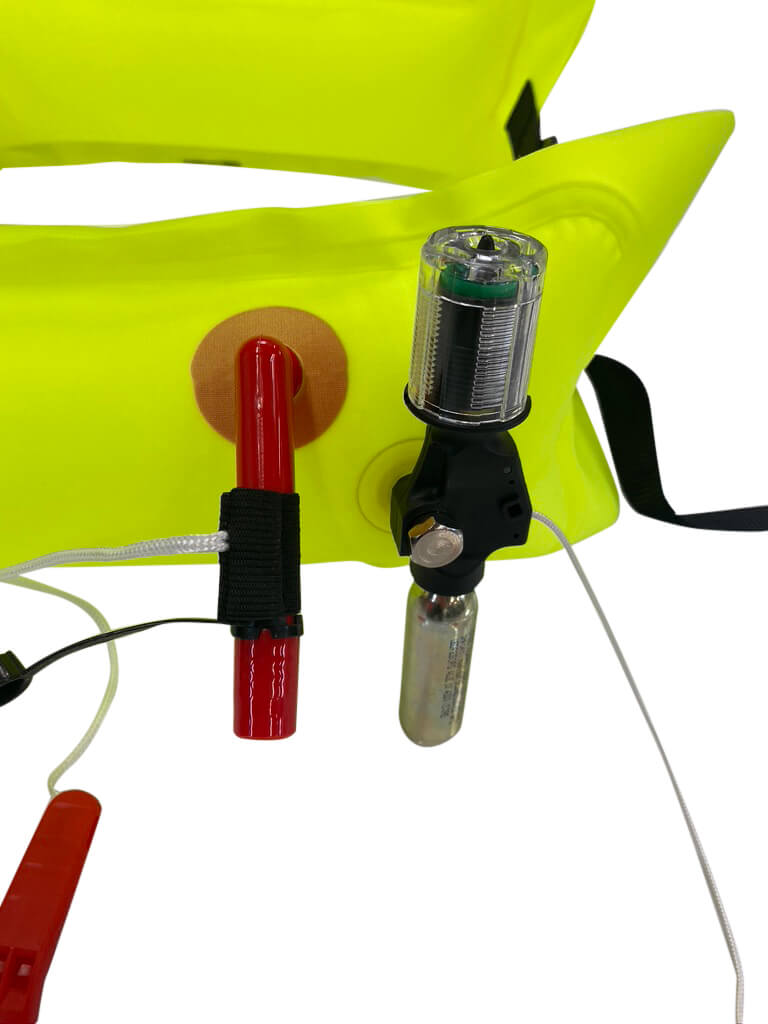 SURFMORE Oppustelig Redningsvest inkl. 16g patron