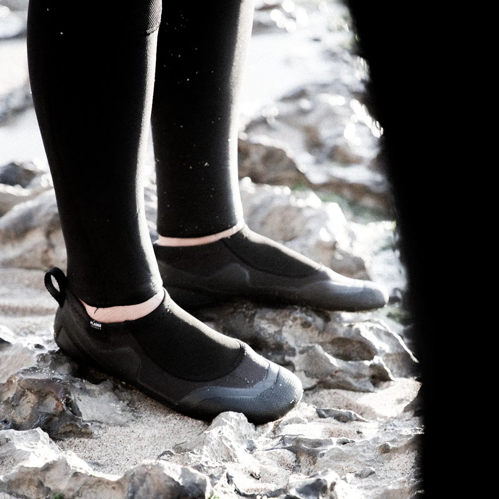 ION Plasma Slipper Neoprene Boots 1.5 Round Toe - Sort