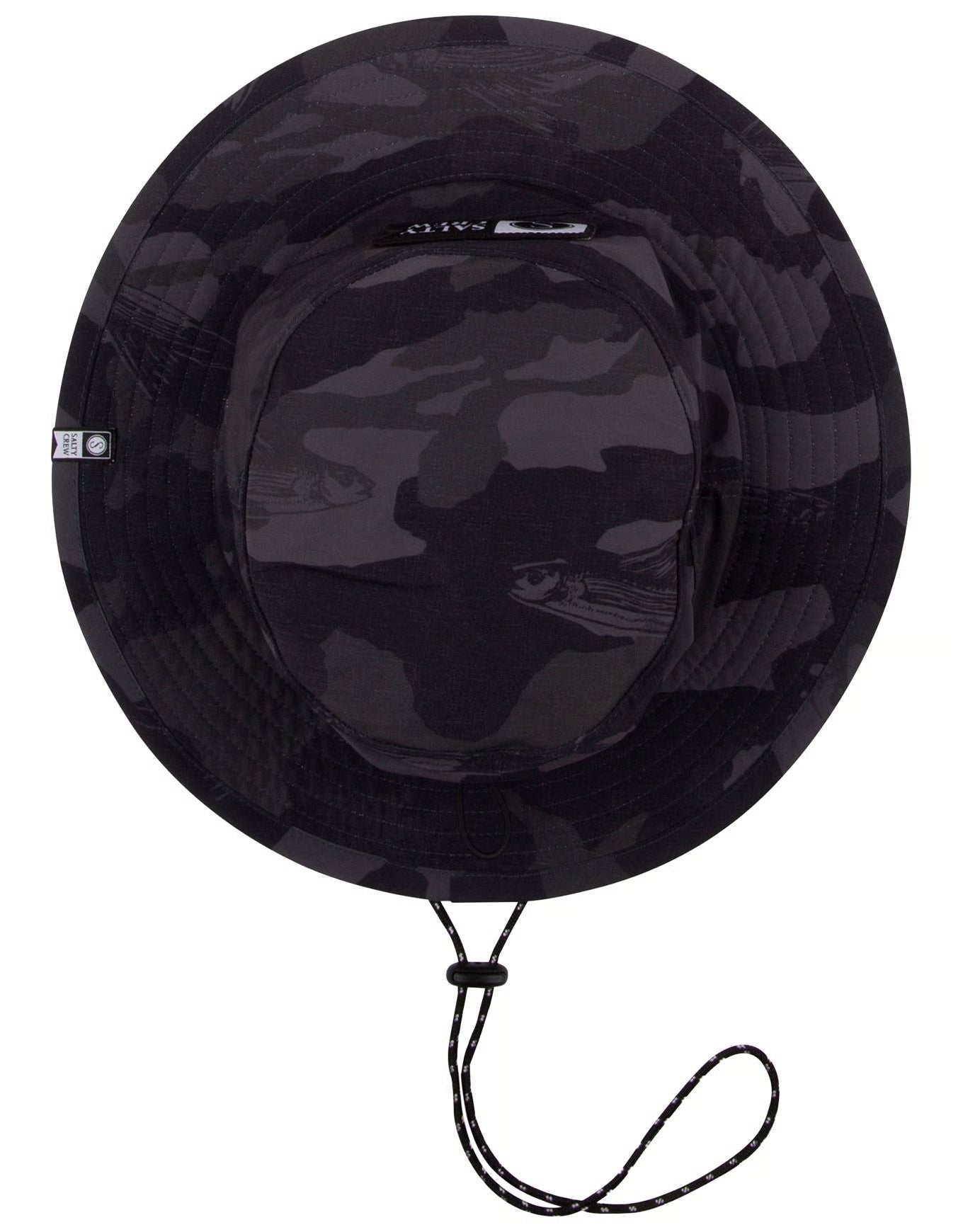 Salty Crew Alpha Tech Boonie - Svart Kamouflage