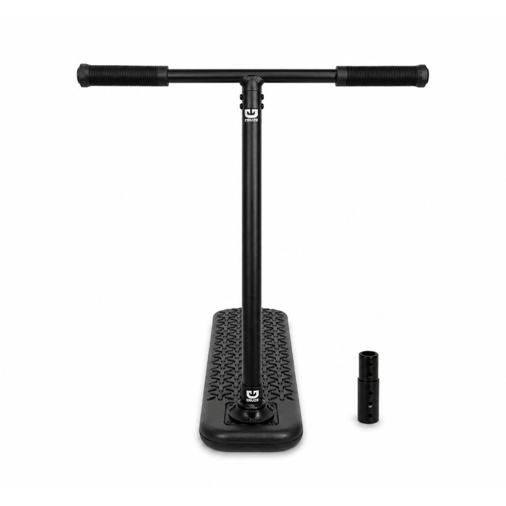 Cruze Pro Trampolin Løbehjul - Sort - Front
