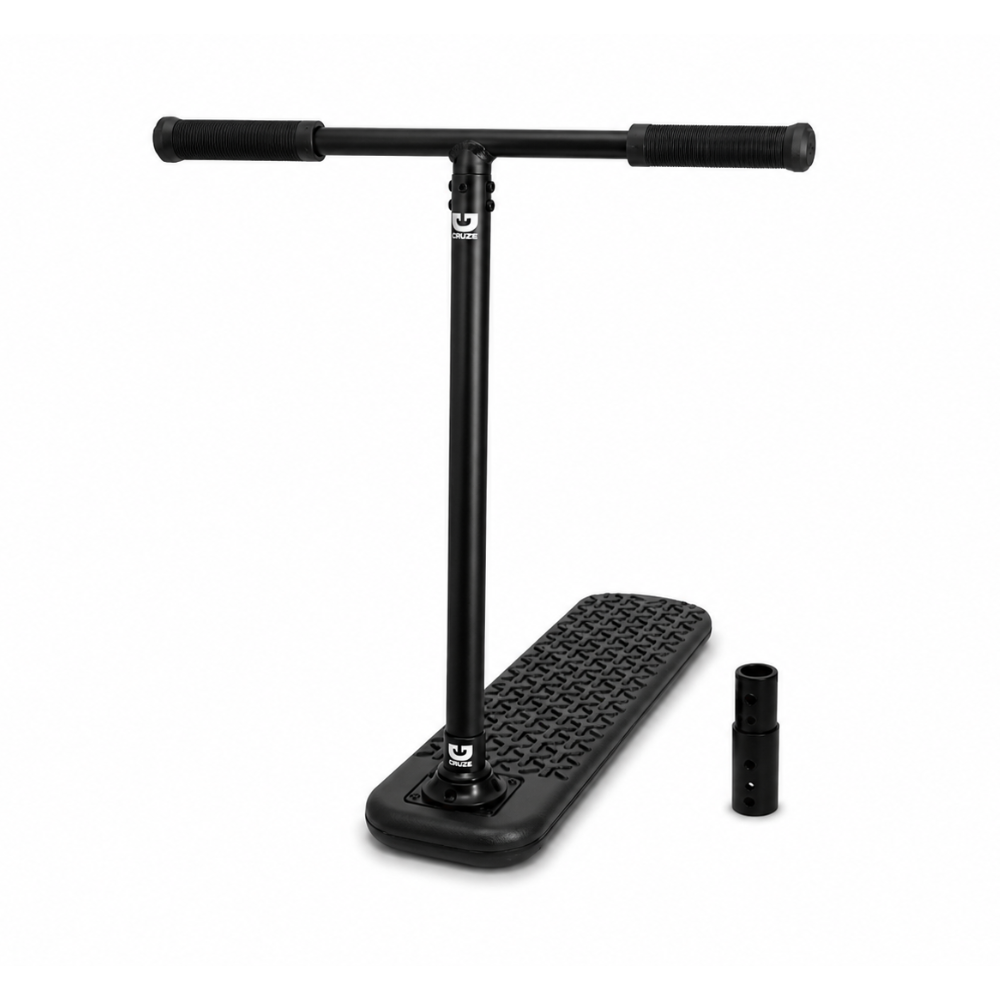 Cruze Pro Trampolin Løbehjul - Sort - Front 02