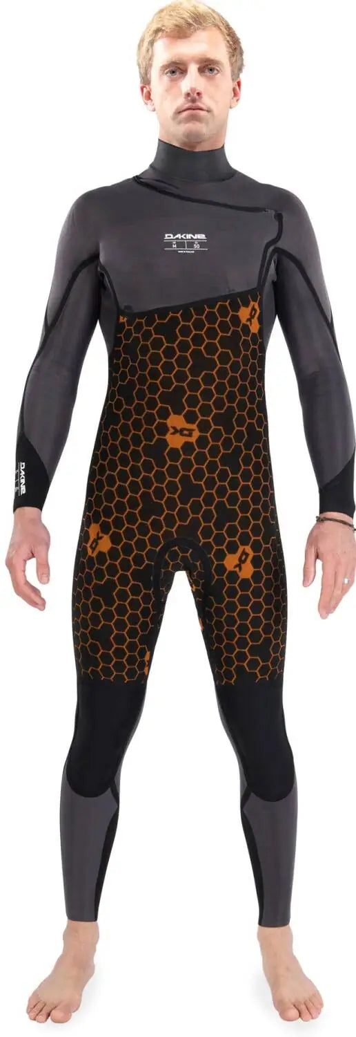 Dakine Cyclone Chest-Zip Full Suit Våtdräkt (4/3 mm) - Liten - Svart