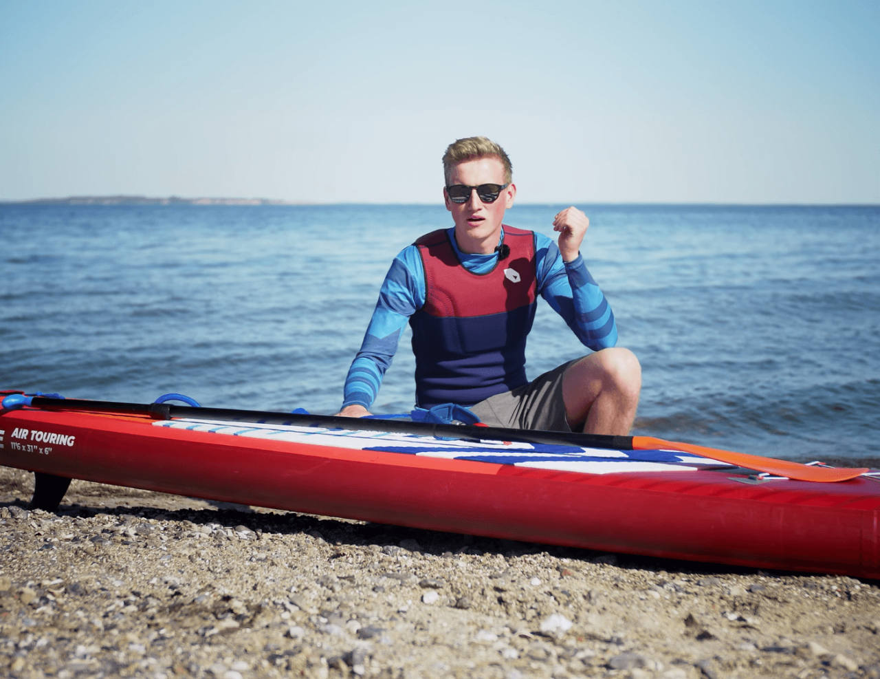 SUP board på strand