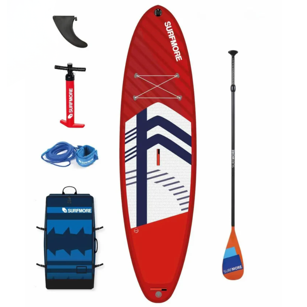 SURFMORE Allround 11'2 x 33 SUP Bräda - Röd