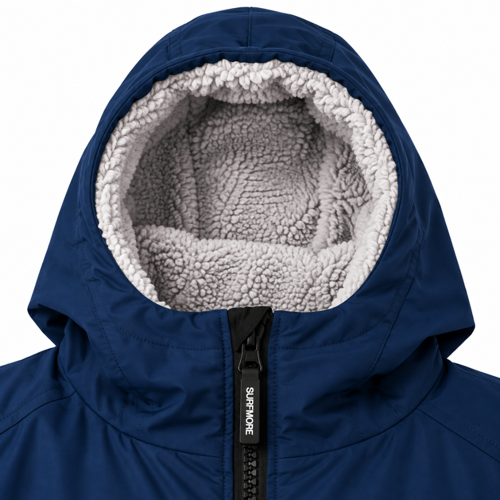 SURFMORE Change Robe Long Sleeve - Navy