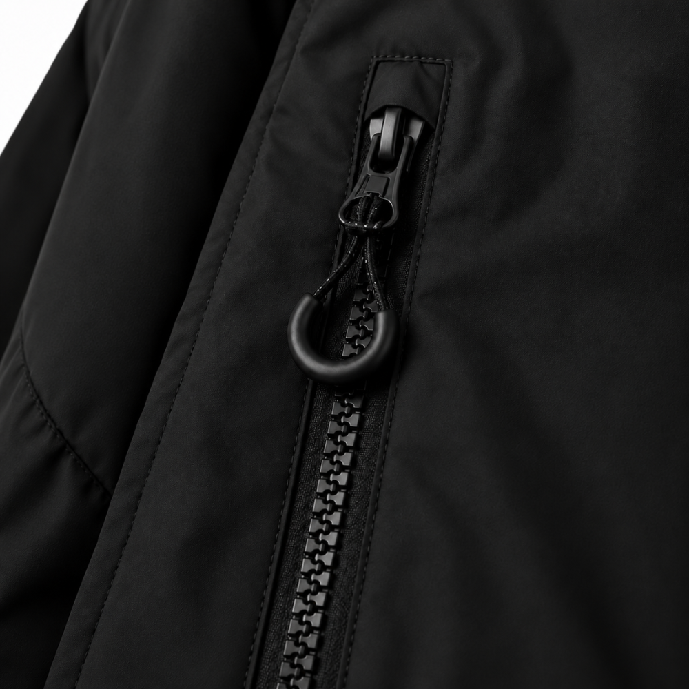 SURFMORE Change Robe Long Sleeve - Svart