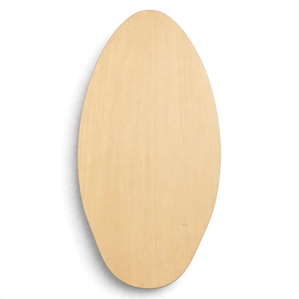 SURFMORE Classic Skimboard i træ - Bagside