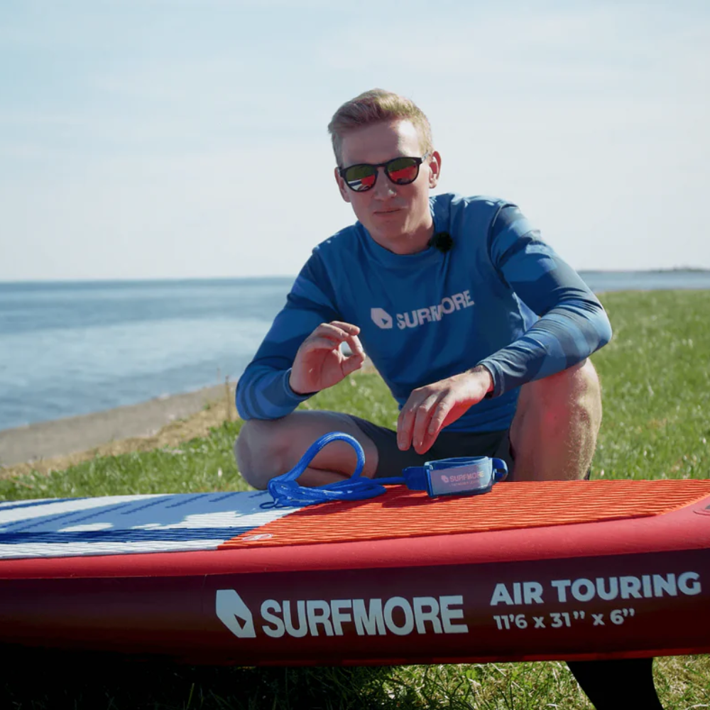 Surfmore lycra trøje og SUP board