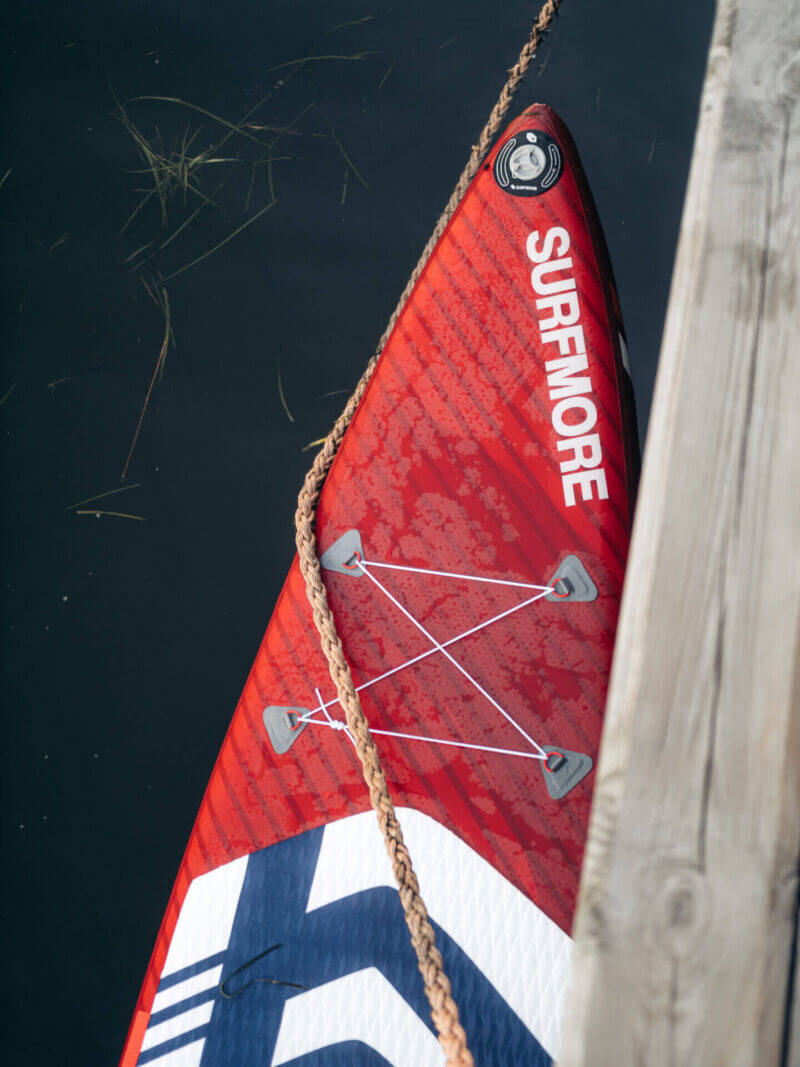 Hvor langt skal et SUP board være?