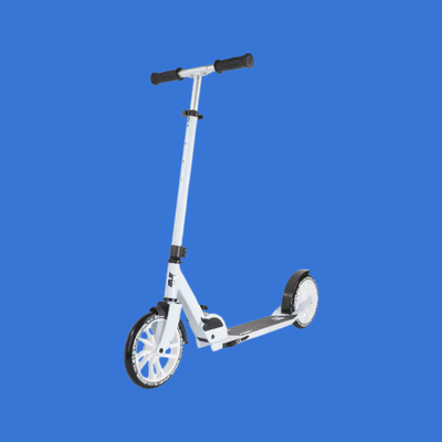 Sparkcykel med stora hjul