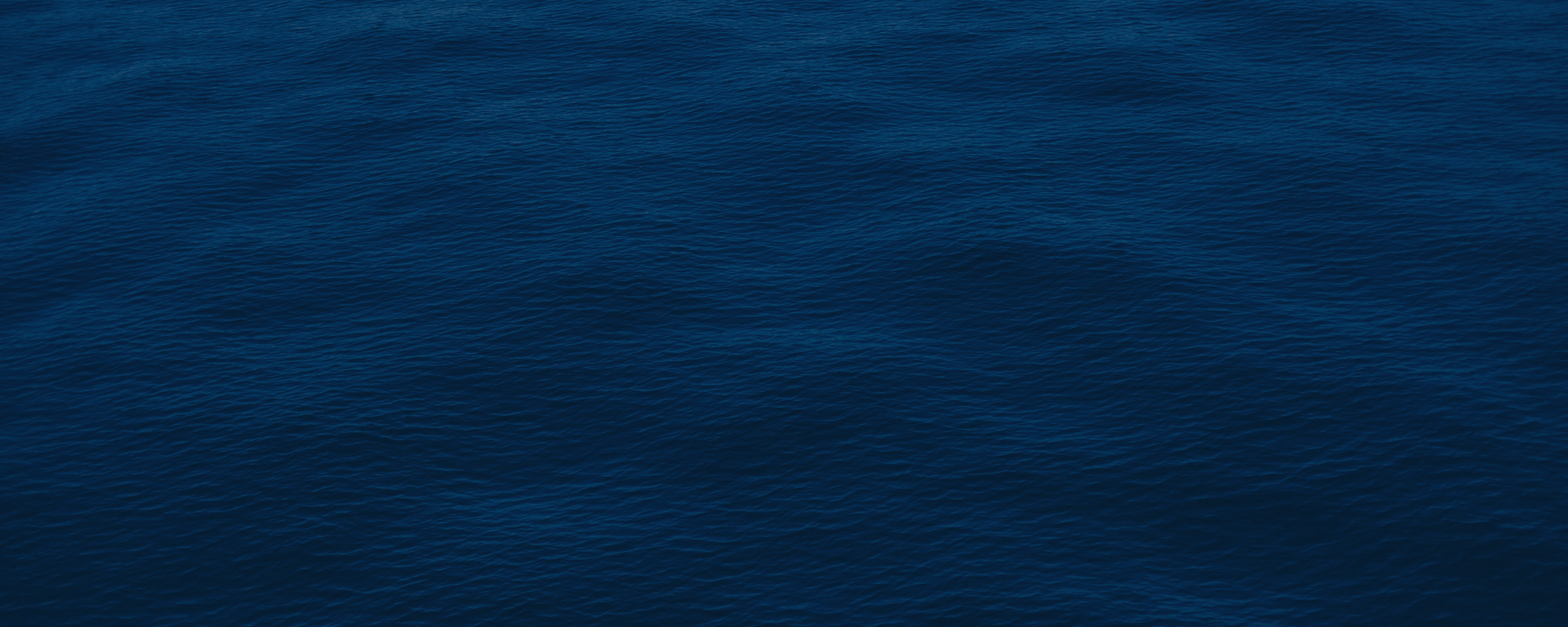 Blåt vand set oppefra