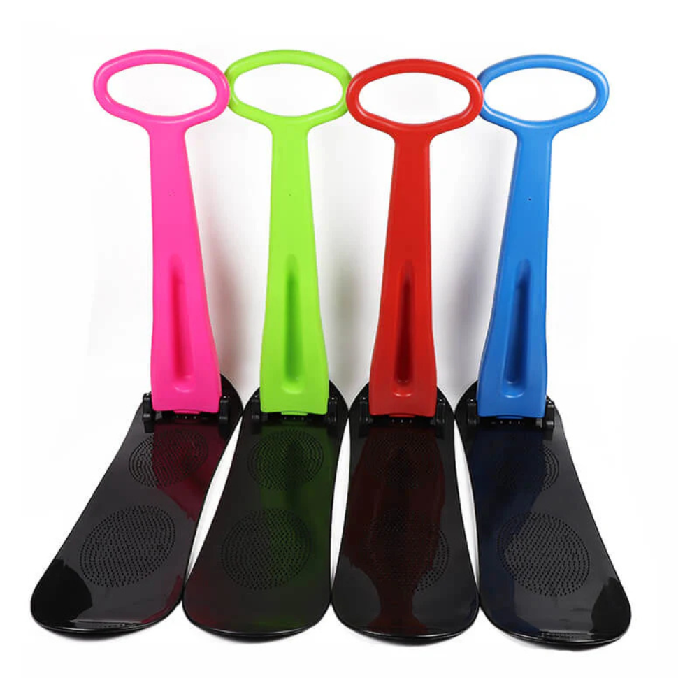 Snowboard kælk med håndtag - Rød