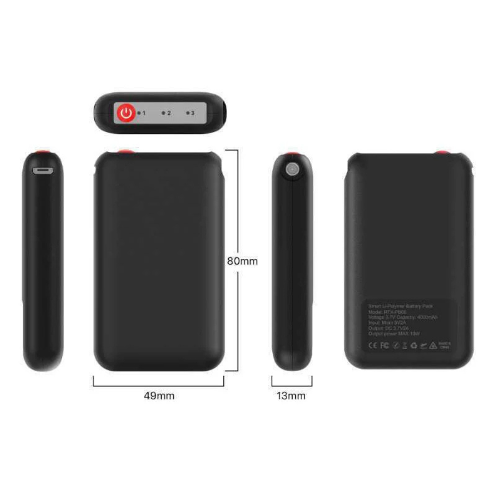 SnowRider HeatSocks 4000 - Genopladelige varmesokker