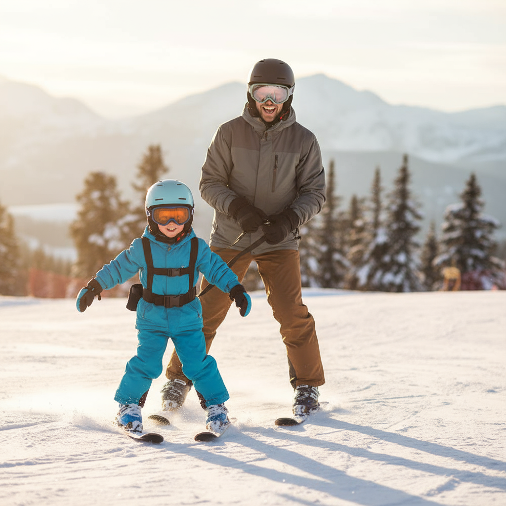 SnowRider Buddy - Skidsele för barn