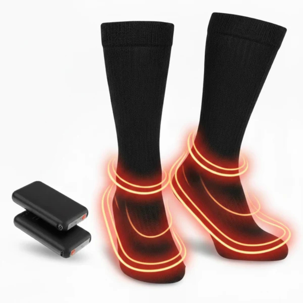 SnowRider HeatSocks 4000 - Genopladelige varmesokker
