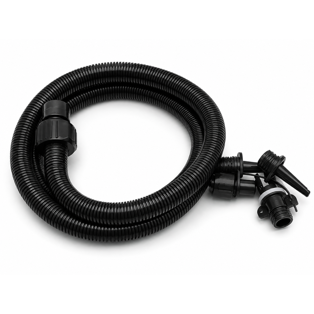 SURFMORE Active Elektrisk SUP Pumpe 20 PSI - Adaptere - Sort