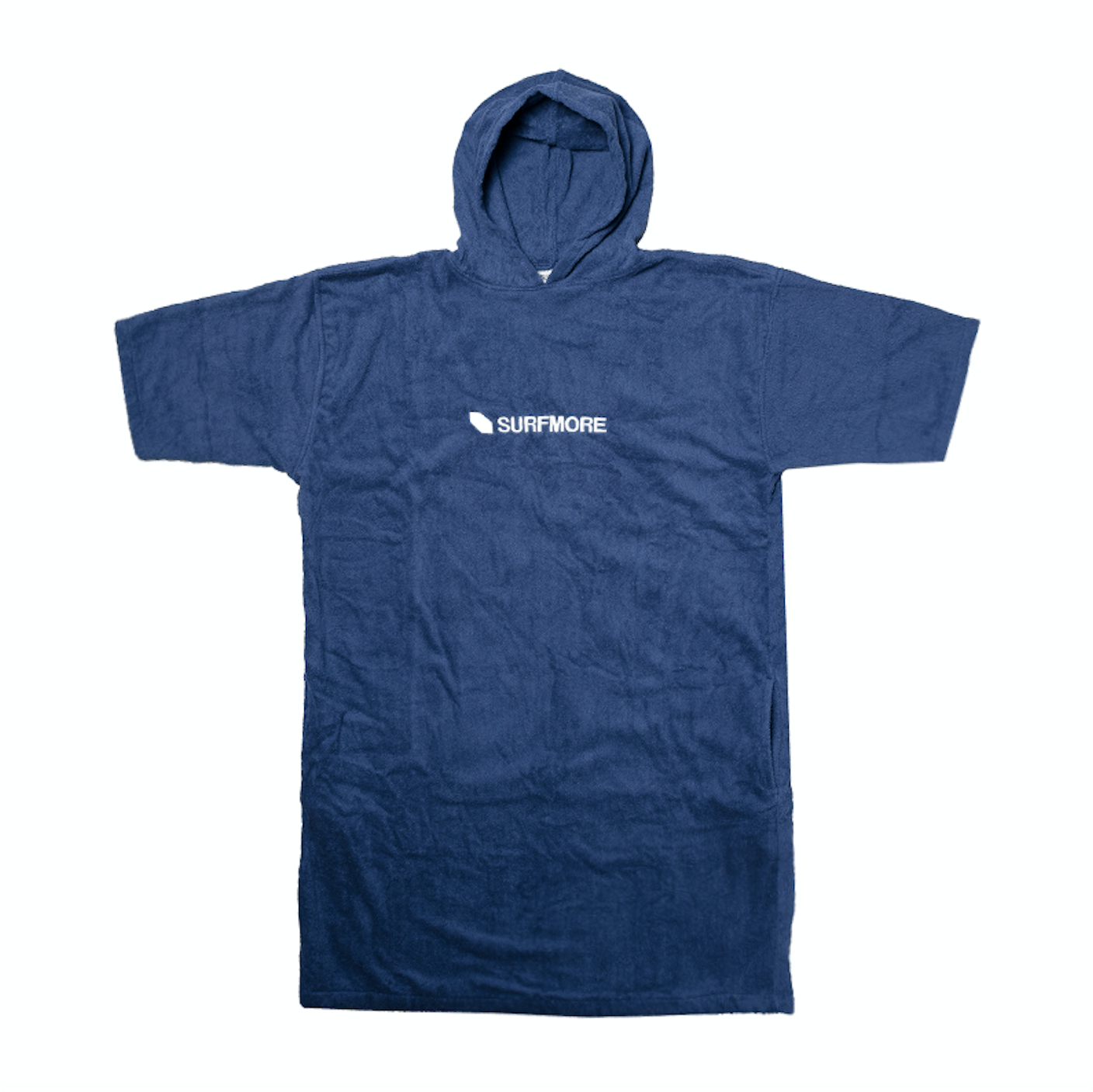 SURFMORE badeponcho til voksne - Bomuld - Navy