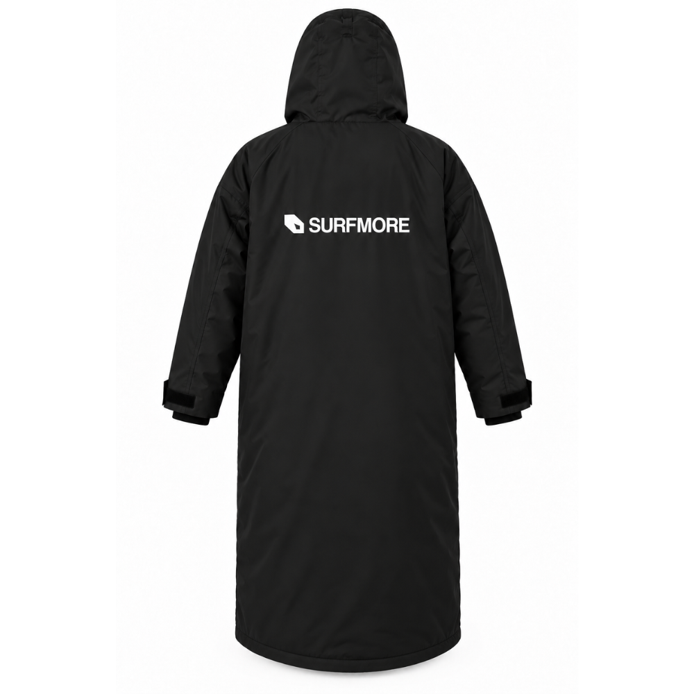 SURFMORE Change Robe Long Sleeve - Svart