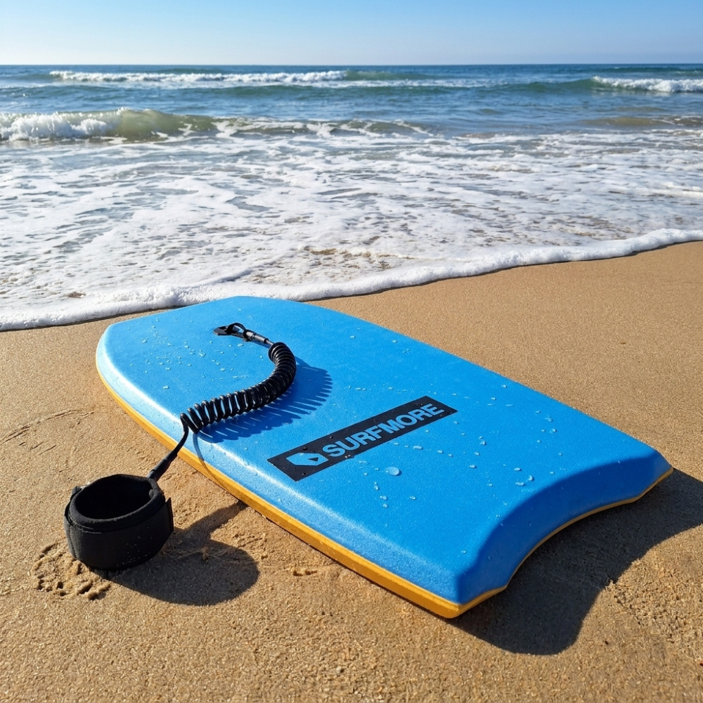 SURFMORE Ride Bodyboard 37" Inkl. Leash - Blå