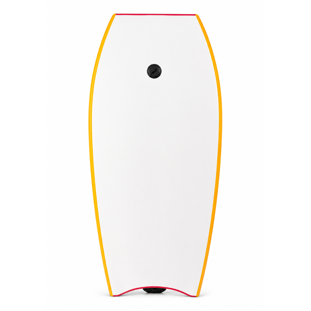 SURFMORE Ride Bodyboard 41" Inkl. Leash - Bagside i hvid