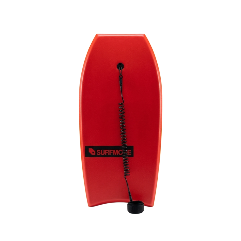SURFMORE Ride Bodyboard 41" Inkl. Leash - Rød