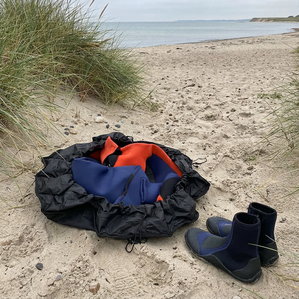 Surfmore skiftemåtte og neopren sko