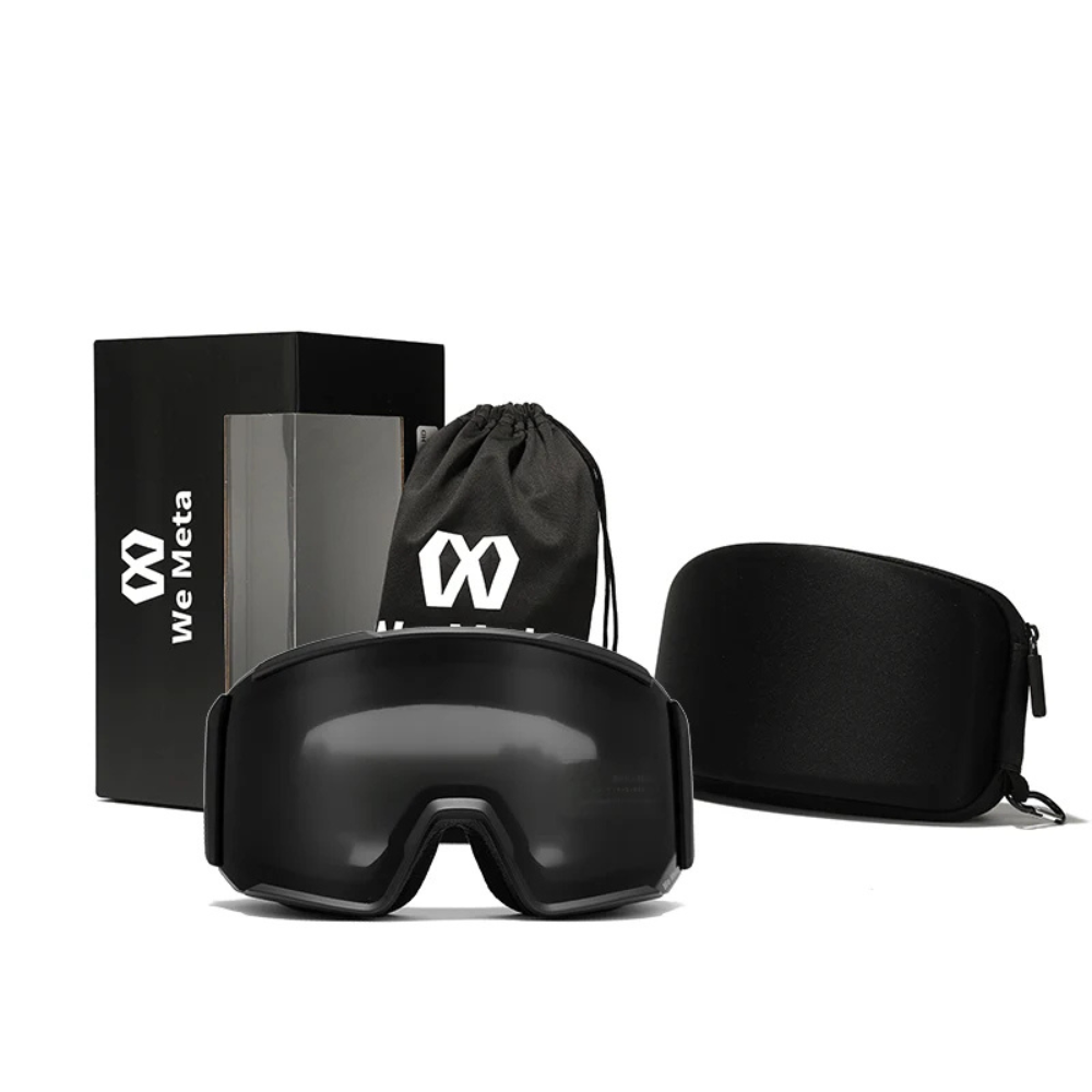 We Meta skibriller - Sort m/ sort linse